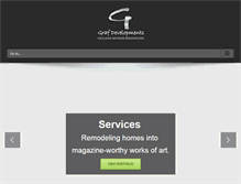 Tablet Screenshot of grafdevelopments.com